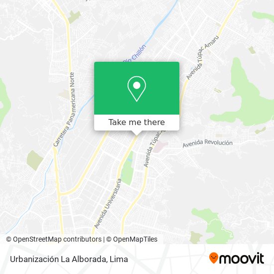 Urbanización La Alborada map