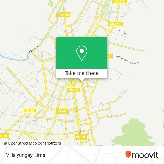 Villa yungay map