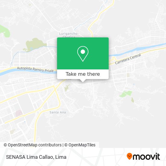 SENASA Lima Callao map
