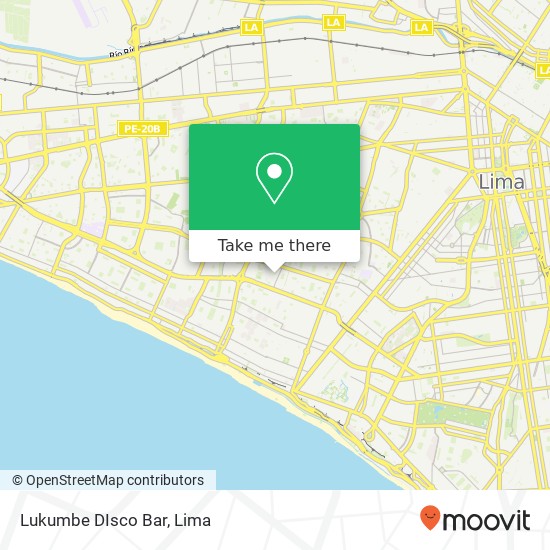 Mapa de Lukumbe DIsco Bar