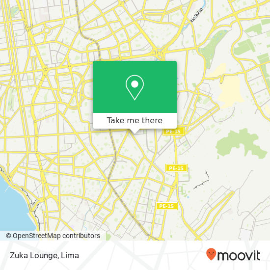 Zuka Lounge map