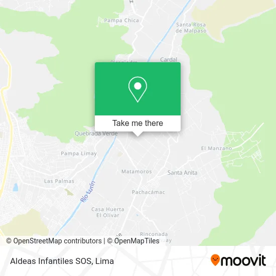 Aldeas Infantiles SOS map