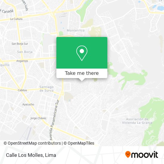 Calle Los Molles map