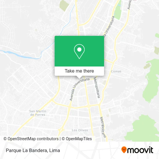 Parque La Bandera map