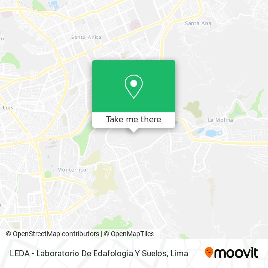 LEDA - Laboratorio De Edafologia Y Suelos map