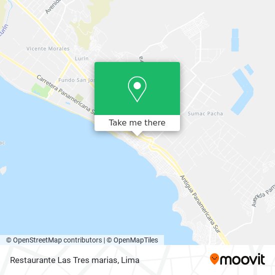 Restaurante Las Tres marias map