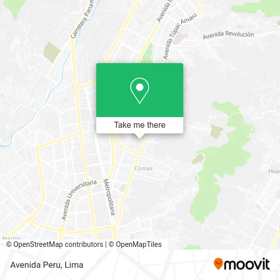 Avenida Peru map