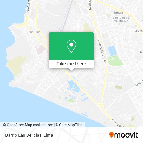 Mapa de Barrio Las Delicias