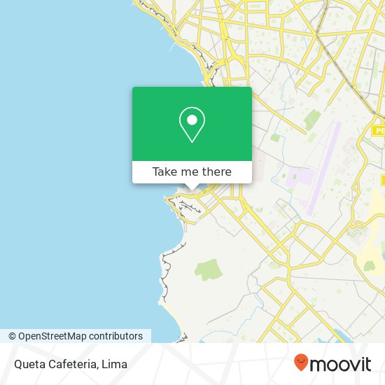 Queta Cafeteria map