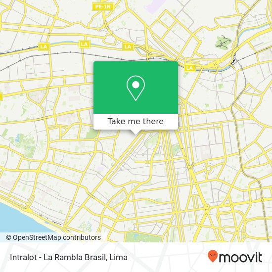 Mapa de Intralot - La Rambla Brasil