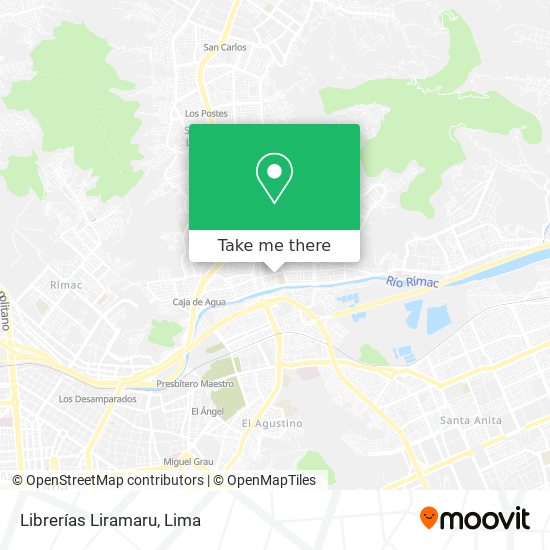 Librerías Liramaru map