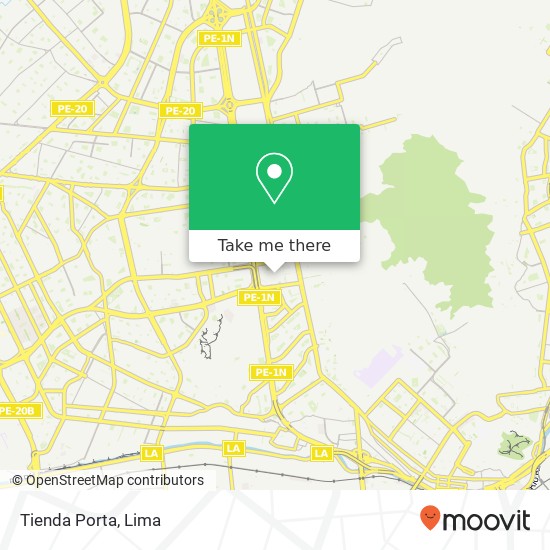 Tienda Porta map