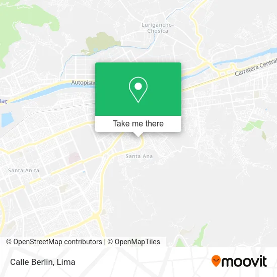 Mapa de Calle Berlin