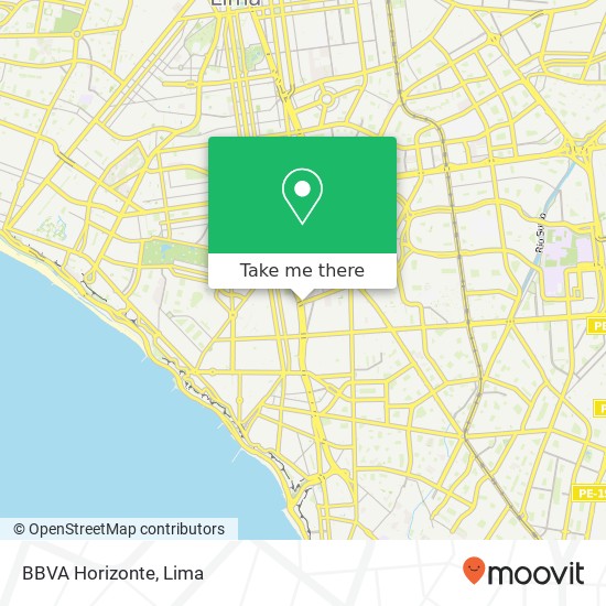 BBVA Horizonte map