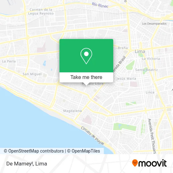 Mapa de De Mamey!