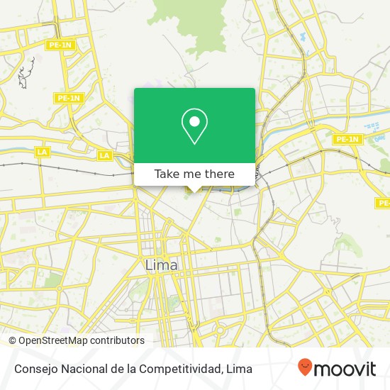 Consejo Nacional de la Competitividad map