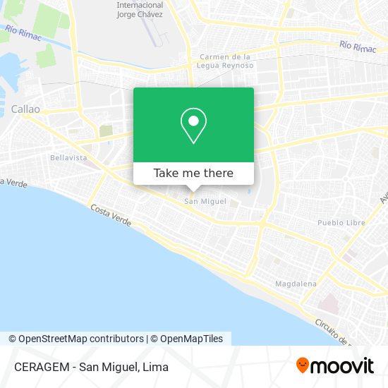 CERAGEM - San Miguel map