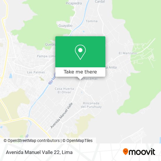 Mapa de Avenida Manuel Valle 22