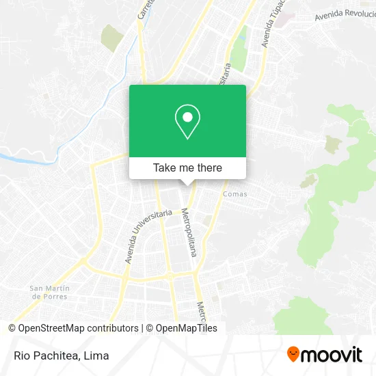 Mapa de Rio Pachitea