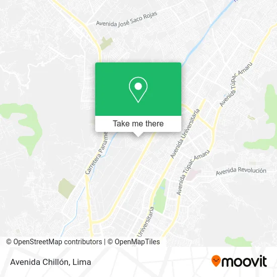 Avenida Chillón map