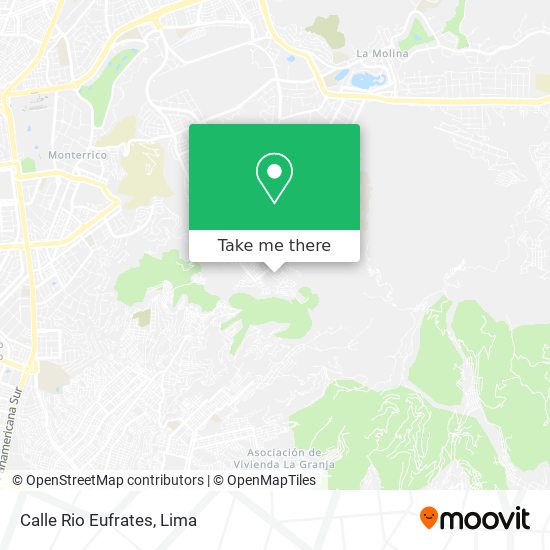 Calle Rio Eufrates map