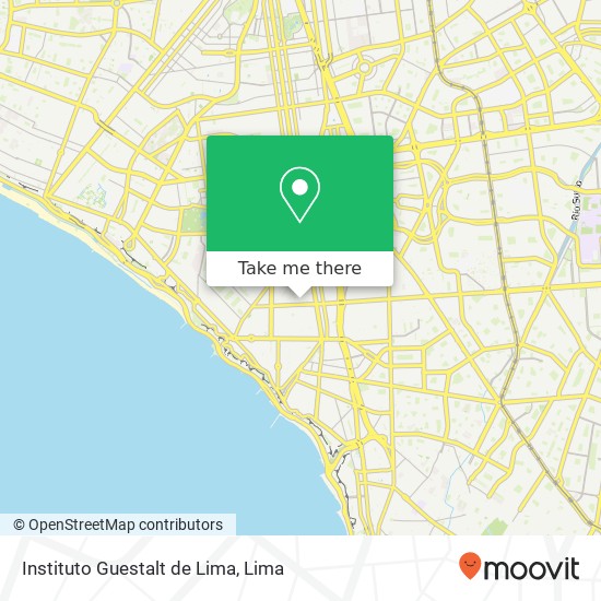 Instituto Guestalt de Lima map