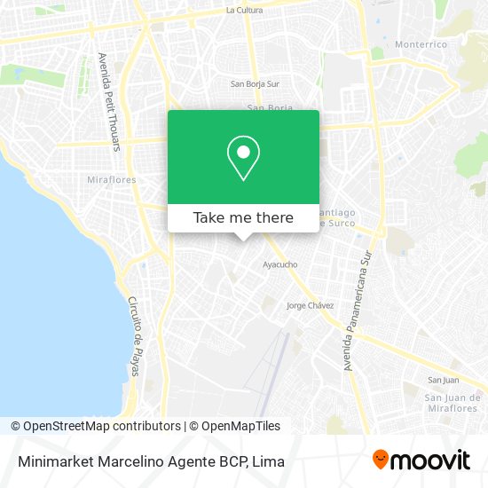 Minimarket Marcelino Agente BCP map