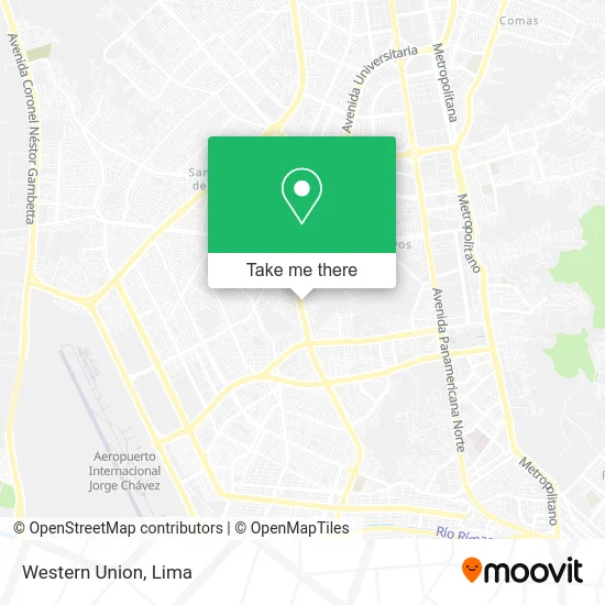 Western Union map