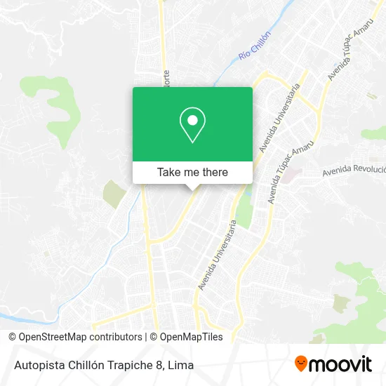 Autopista Chillón Trapiche 8 map