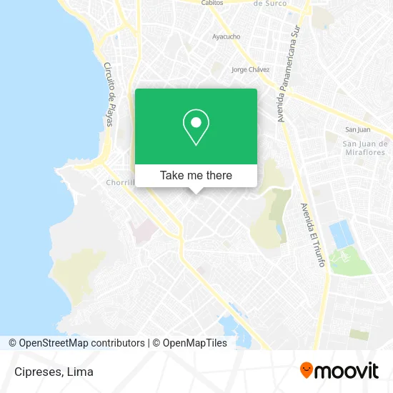 Mapa de Cipreses