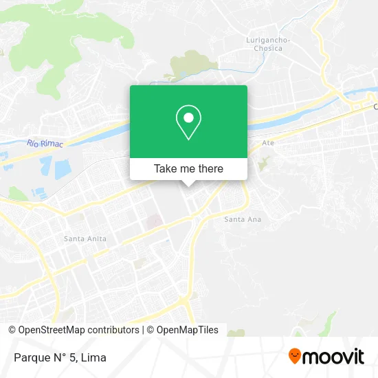 Mapa de Parque N° 5