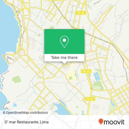 D' mar Restaurante map