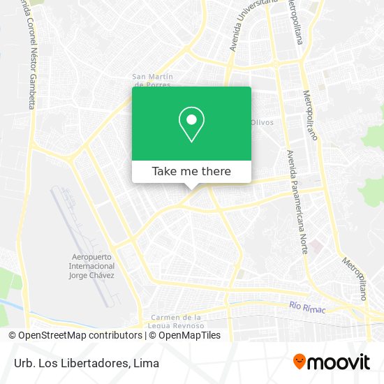 Urb. Los Libertadores map