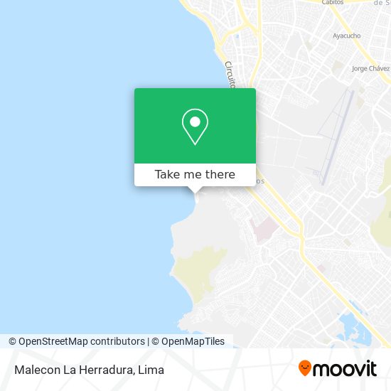 Malecon La Herradura map