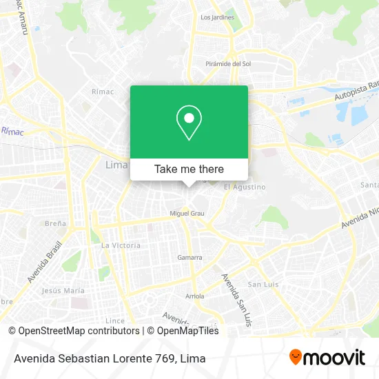 Avenida Sebastian Lorente 769 map