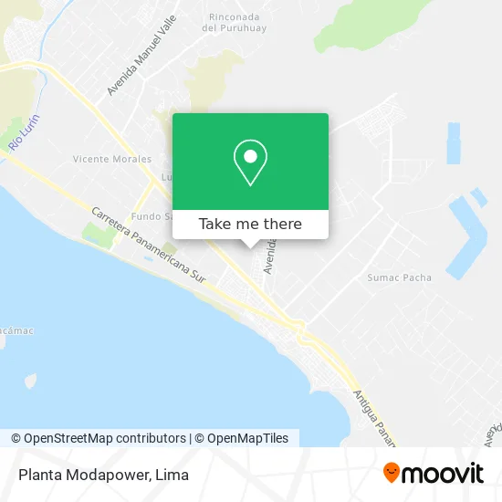 Planta Modapower map