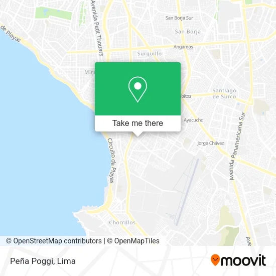 Mapa de Peña Poggi