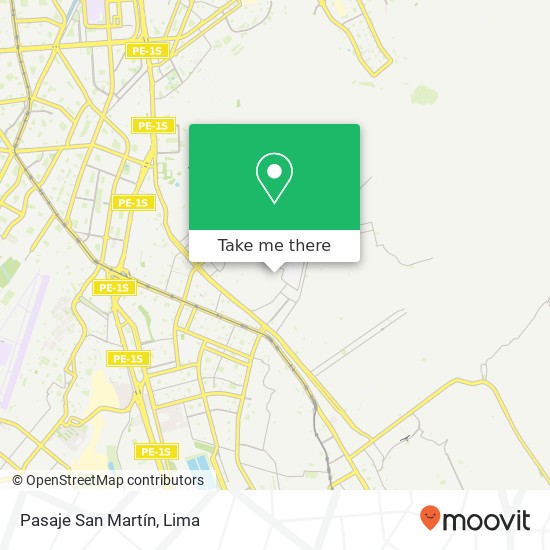 Pasaje San Martín map