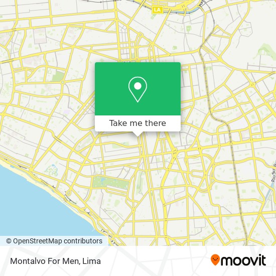 Montalvo For Men map