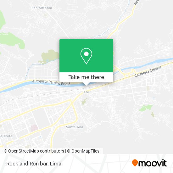 Rock and Ron bar map