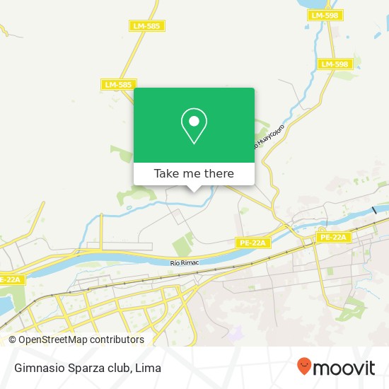 Gimnasio Sparza club map