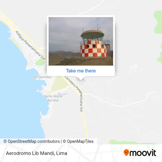 Aerodromo Lib Mandi map