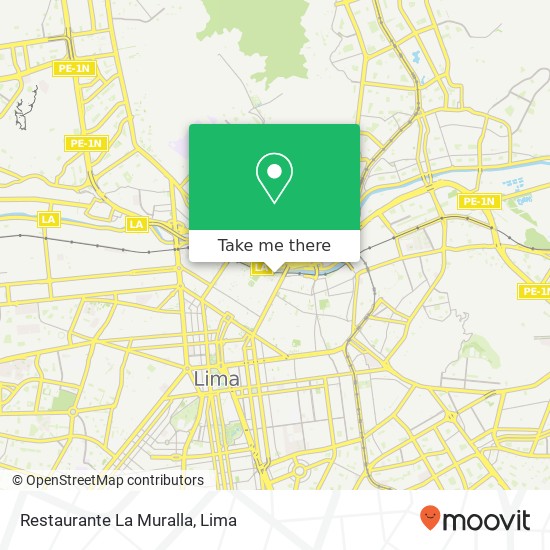 Restaurante La Muralla map