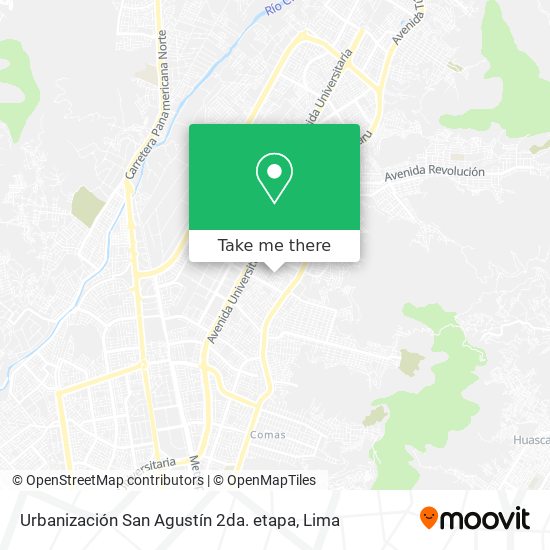 Urbanización San Agustín 2da. etapa map