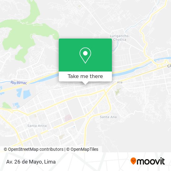 Mapa de Av. 26 de Mayo