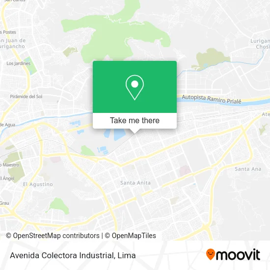Mapa de Avenida Colectora Industrial