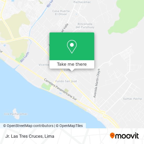 Mapa de Jr. Las Tres Cruces