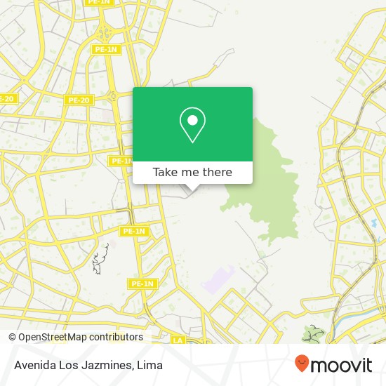 Avenida Los Jazmines map