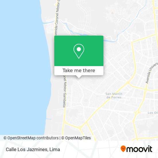 Calle Los Jazmines map