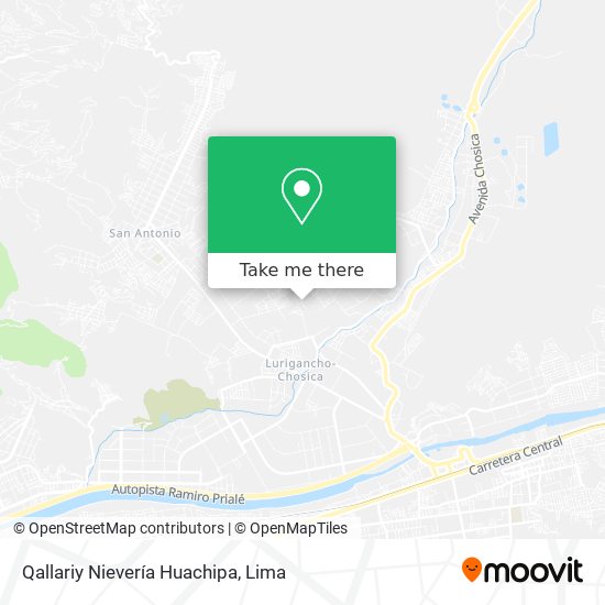 Qallariy Nievería Huachipa map